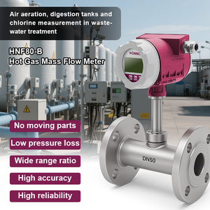 เครื่องวัดการไหลแบบอุตสาหกรรมพร้อมเอาต์พุต RS485 Modbus สำหรับระบบตรวจสอบการไหลของก๊าซ - Product Image 6