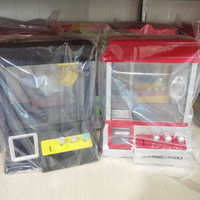 Mini machine à griffes éducative en plastique AJB, à monnayeur, avec lumières et sons, distributeur de bonbons et de prix