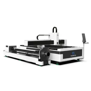 Metal Pipe Fiber Laser Cutting Machine CNC 3015 Fiber Laser Metal Sheet Cutter With Raycus Laser Power