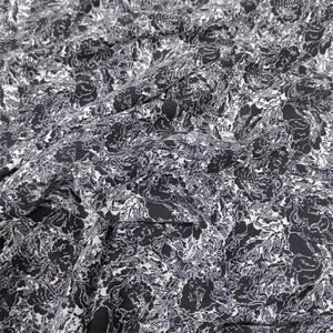 Tissu en polyester tissé sur mesure 100 g/m² 100 % polyester, tissu en crêpe de polyester pour abaya - Product Image 6