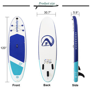 Tabla de Surf Inflable SUP Rígida de 120'' de Primera Calidad, Personalizable, Varios Estilos, para Deportes Acuáticos - Product Image 4