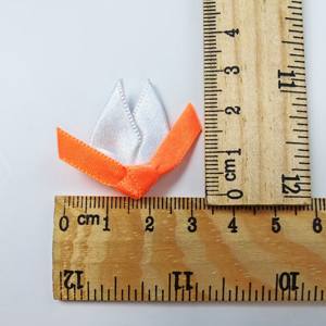 Cinta de satén naranja de 30mm personalizada, nuevo logotipo impreso, nailon 100% para accesorios de ropa interior con cinta personalizada plateada - Product Image 3