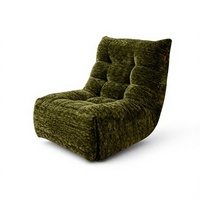 Canapé modulaire en forme de L en tissu chenille nuage minimaliste moderne ATUNUS, rembourré en éponge, ensemble de meubles pour salon