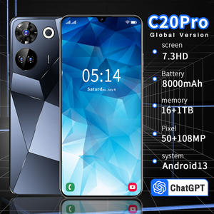Producto de Venta caliente Teléfono inteligente barato C20 Pro Batería extragrande real Memoria abundante - Product Image 5