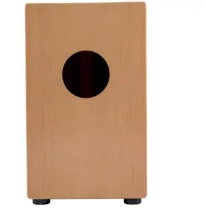 Cajonドラム、内部ギターストリングとビートボックスバッグ付き、バックパックデュアルアジャスタブルストラップ付きバーチウッドビートカホンドラム