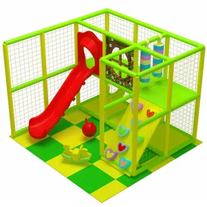 Multifunction small kids maze park kindergarten amusement equipment indoor slide castle playground set for sale
