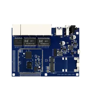Hi-Link Diskon Besar Modul Router Ethernet HLK-7621 GbE Gigabit dengan Kit Uji Chipset MT7621A/Papan Pengembangan