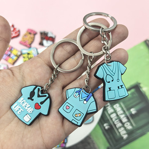Martial Arts Cartoon Zinc Alloy PVC Soft Rubber Non-Toxic Customized Colour Pendant <strong>Keychain</strong> Bulk <strong>Pack</strong> - Product Image 5