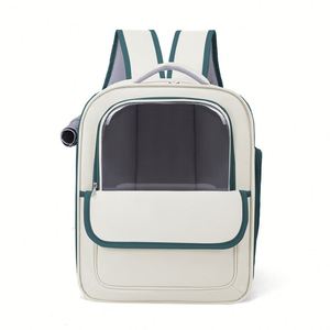 Breathable Side Open <b>Pet</b> Backpack Large Capacity Portable Cat <b>Carrier</b> Bag Anti-stress Travel Backpack for Kitten Puppy - Product Image 1