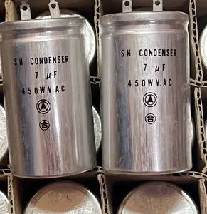 Condensador SH 7UF 450V AC Acoplamiento de audio antiguo condensadores continuos 35*61MM