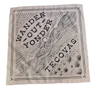 Bandana en coton carré imprimé double face au design personnalisé 22 "x 22" mouchoir en coton de haute qualité pour cadeaux promotionnels