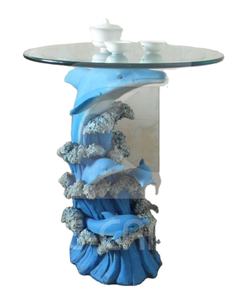 Trang trí polyresin trang trí bức tượng cá bàn trà thủy tinh Bàn cà phê - Product Image 2