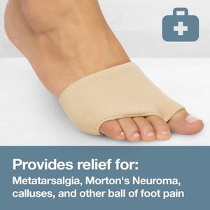 Almohadillas Metatarsales - Alivio del Dolor en la Bola del Pie para Sesamoiditis, Metatarsalgia, Neuroma de Morton, Fundas de Tela con Inserciones de Gel - Product Image 6