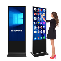 <strong>Best</strong> Selling 43 55 65 <strong>75</strong> <strong>Inch</strong> Smart Kiosk Vertical LCD Advertising Display Digital Signage Totem Floor Standing Touch Screen