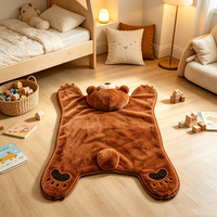 Fabricant de tapis en peluche 3D personnalisés en gros, tapis de sol écologiques à thème anime pour la chambre à coucher, le salon, la décoration de la maison