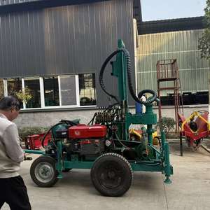 เครื่องเจาะบ่อน้ำไฮดรอลิก Dolphin 50-300 เมตร ดีเซล 32 แรงม้า เคลื่อนย้ายได้ ขายดี ราคาโรงงาน สำหรับปั๊มน้ำเกษตร - Product Image 1
