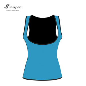 S-SHAPER Femmes Ultra Sweat Tricoté Néoprène Shapewear Tops Compression Butt Shaping Body Shapewear en XL & 3XL - Product Image 4