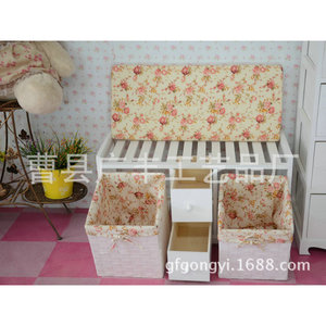 Solid <b>Wood</b> Shoe Changing Stool White <b>Storage</b> <b>Bench</b> With Drawers And Baskets For Entryway - Product Image 2