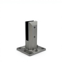 Clip de fixation OEM moderne en acier inoxydable pour balustrade extérieure, idéal pour villa, jardin, balcon, escalier, piscine, clôture en verre