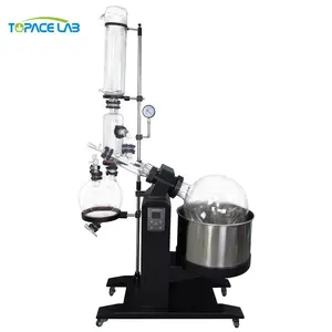 Topacelab 50 Liter Turnkey Rotovap/Vacuum Rotary Evaporator with Chiller and Vacuum Pump for Crude Oil Distillation