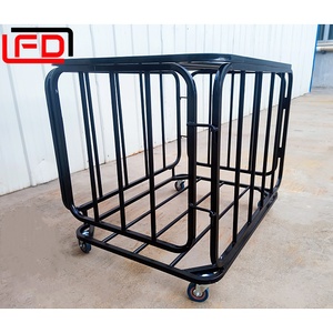 Panier <span class=keywords><strong>de</strong></span> rangement multifonctionnel Panier <span class=keywords><strong>de</strong></span> rangement portable pliable <span class=keywords><strong>Cage</strong></span> <span class=keywords><strong>de</strong></span> <span class=keywords><strong>basket</strong></span>-ball pour football Chariot à balles - Product Image 3