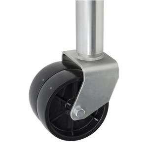 Cric de remorque latéral de 6 pouces 1200 LBS avec roue de support galvanisée pour camping-car, caravane, bateau - Product Image 5
