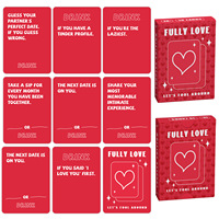 50 cartes de jeu pour couples en anglais, pour les sorties, les loisirs, les jeux de quiz et les jeux à boire