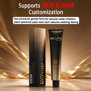 OEMODM ยาย้อมผมแบรนด์ดัง บำรุงเส้นผม ลดการทำลายเส้นผม ครีมเปลี่ยนสีผม แอมโมเนียต่ำ สีติดทนนาน สีสันสดใส - Product Image 1