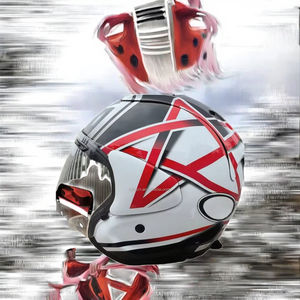 <span class=keywords><strong>Pedrosa</strong></span> Samurai Medio casco para motocicleta Off-Road Racing VAS Casco Cinturón para Downhill Mountain Cross Riding - Product Image 3