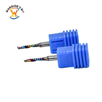 Warrior's One Flûte 3.175mm Carbure End Mill O Flute CNC Router Bits Spiral Cut Fraise Custom ODM/OEM Support
