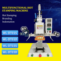 Auto Rebobinamento Desktop Foil Stamping Machine Bronzing Pneumatic Press Couro Papel Plástico PVC Embossing Hot Stamping Machine