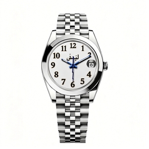 Fabrication OEM, montre à quartz personnalisée, résistante à l'eau 5 ATM, montre de luxe pour <span class=keywords><strong>homme</strong></span>, haute qualité, 39 mm, ronde, simple, en acier inoxydable, à quartz - Product Image 4