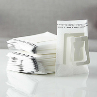 Faible MOQ, impression personnalisée, sachet d'emballage en plastique anti-odeur, filtre à café goutte à goutte à trois côtés scellés, sachet de café goutte à goutte suspendu