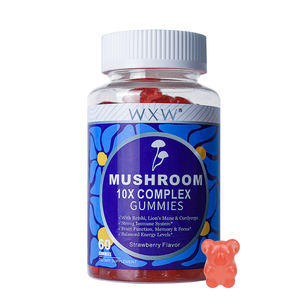 Supplément alimentaire OEM Vente en gros Gommes aux champignons Supplément nutritionnel Bonbons de soutien à la gestion du poids - Product Image 1