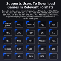 Nueva Consola de Juegos Portátil ANBERNIC RG477M con Sistema Android 14 y Linux, Pantalla Táctil de 4.7 Pulgadas, 12+256G+128G, Retro Arcade