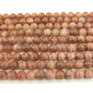 DearBeads Commercio All'ingrosso A Buon Mercato di Alta Qualità Rotonda <span class=keywords><strong>Naturale</strong></span> Sunstone 6 millimetri Beads per Monili Che Fanno 6 millimetri 8 millimetri 10 millimetri - Product Image 1