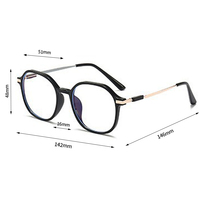 Lunettes photochromiques multicolores anti-lumière bleue, protection UV400, monture PC, lunettes de protection contre la lumière bleue pour ordinateur