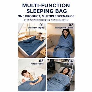<span class=keywords><strong>Sac</strong></span> <span class=keywords><strong>de</strong></span> <span class=keywords><strong>couchage</strong></span> enveloppant en nylon <span class=keywords><strong>ultra</strong></span>-léger, respirant et compressible pour adulte, été, <span class=keywords><strong>froid</strong></span>, 3 saisons, extérieur - Product Image 3