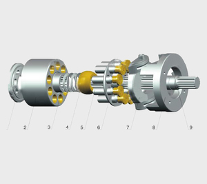 สำหรับ E325D แบริ่งสวิงของรถขุด อะไหล่เครื่องจักรก่อสร้าง ใหม่ ปี 2020 รับประกัน 1 ปี - Product Image 6