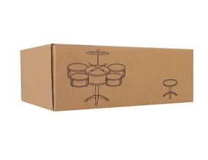 Custom Printed Matt Lamination Corrugated Board Self Erecting Gift Packaging <strong>Boxes</strong> <strong>for</strong> Junior Training Desktop <strong>Drum</strong> Set - Product Image 6