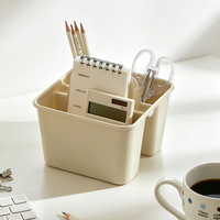 MONR Panier de rangement empilable en PP sans BPA, écologique, avec poignée, design moderne et minimaliste, pour bureau, papeterie et jouets