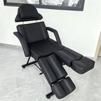 Fauteuil de podologie réglable à jambes séparées, table de traitement médical professionnelle pour spa, pour la thérapie de massage des pieds