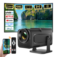 Hotack HY320AA LCD LED portátil Android TV Projecteur Full HD Home Theater Video Proyector Mini proyector de viaje al aire libre