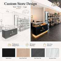 Vitrine de présentation de bijoux USA au design simple et personnalisé, meuble de vitrine, kiosque de centre commercial, présentoir pour magasin