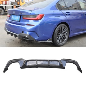 Difusor de Parachoques Trasero de Fibra de Carbono Tipo OTD para BMW G20 G21 M Sport M Tech 2019+ - Product Image 1