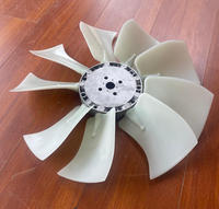 Lames de ventilateur SR250 d'origine Kais, ensemble de ventilateur pour chargeuse sur chenilles, ventilateur à 9 pales, lames de ventilateur SR250