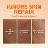 Crème Réparatrice Rajeunissante PDRN 50g Anti-Âge au Collagène, Crème Visage Raffermissante aux Peptides, Hydratant Lissant Anti-Rides, Marque Privée