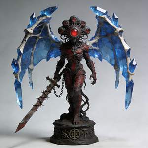 Statuetta dell'Arcademonio Stella del Mattino, Statua di Baphomet, <span class=keywords><strong>Angelo</strong></span> Caduto - Product Image 5