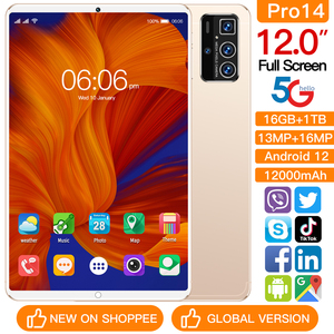 มินิแพด2025แท็บเล็ตพีซีขายดีพร้อมแรม16กิกะไบต์1TB ซิมคู่และ GPS เทียบเท่าโทรศัพท์มือถือ - Product Image 6