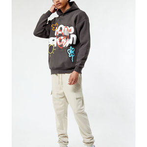 Ventes en gros de sweats à capuche streetwear pour hommes, à séchage rapide, respirants, en mousse, avec impression numérique, style confortable, unique, nouvelle arrivée, hiver - Product Image 3